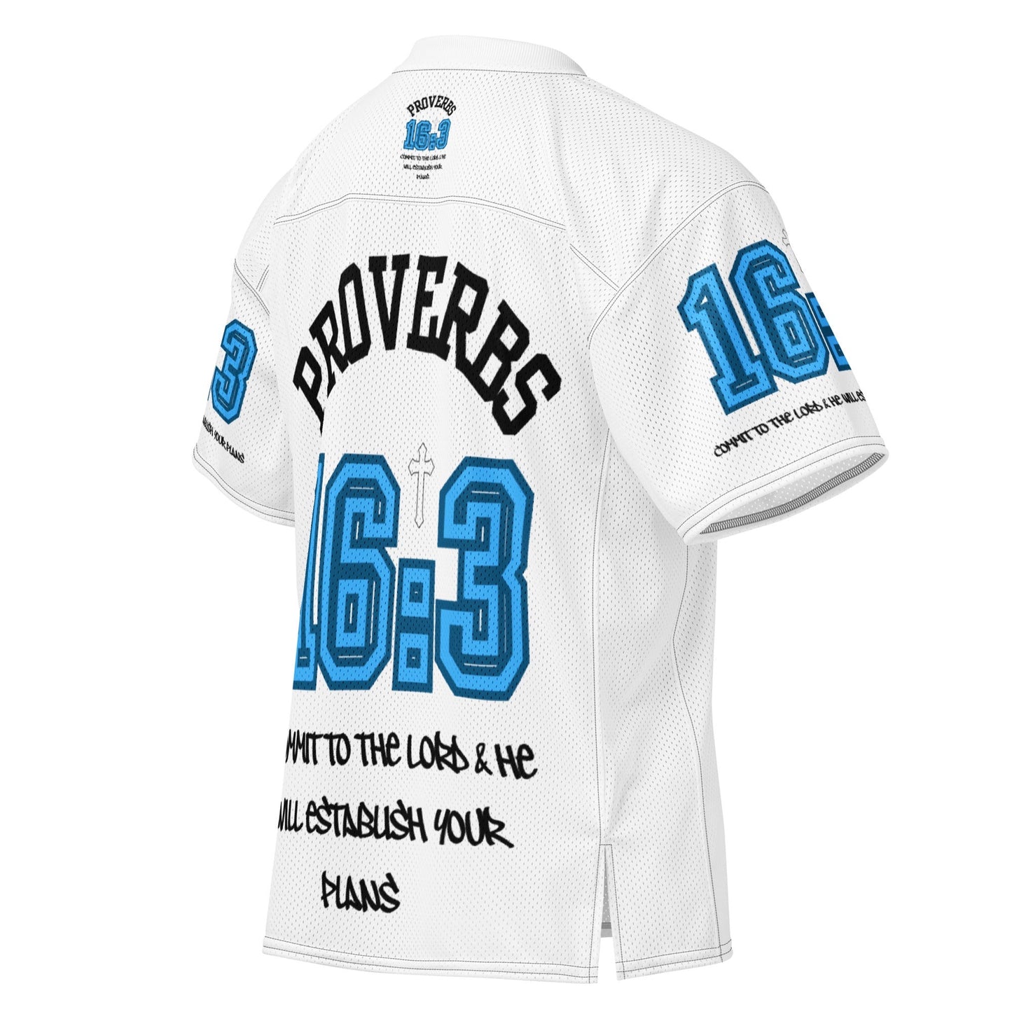 PROVERBS 16:3 Fashion football jersey
