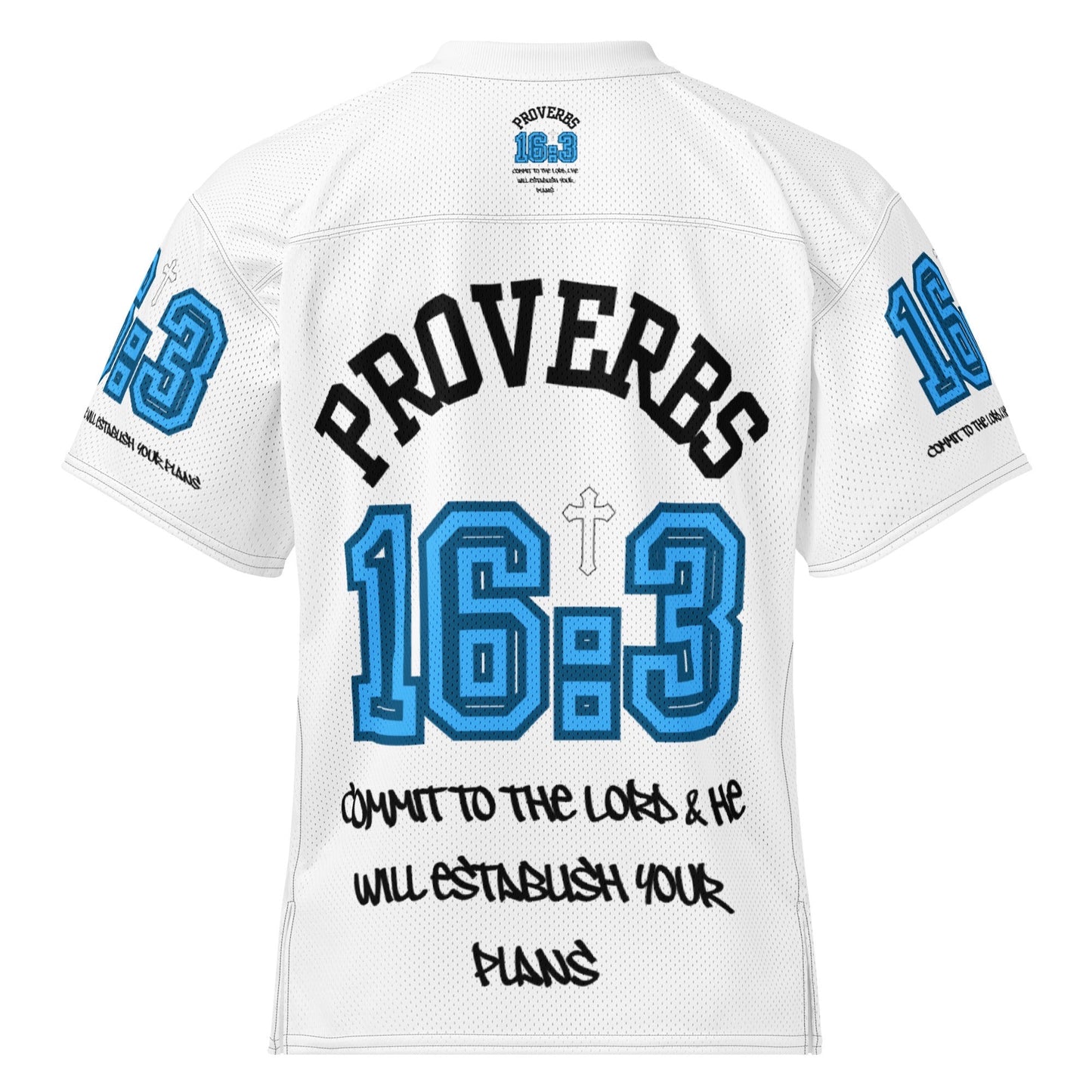 PROVERBS 16:3 Fashion football jersey