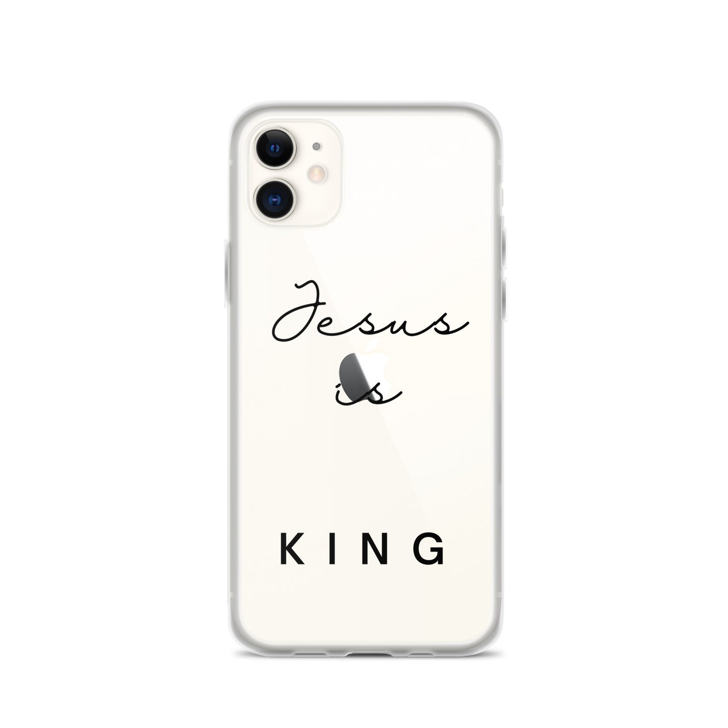 JESUS IS KING iPhone Case