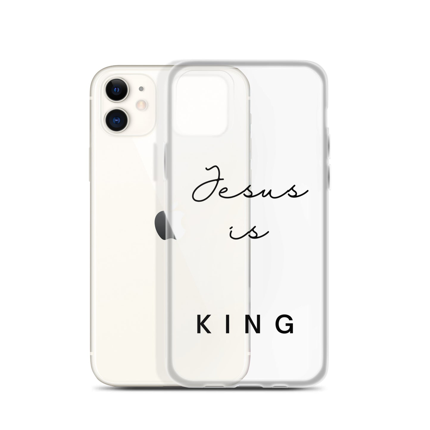 JESUS IS KING iPhone Case