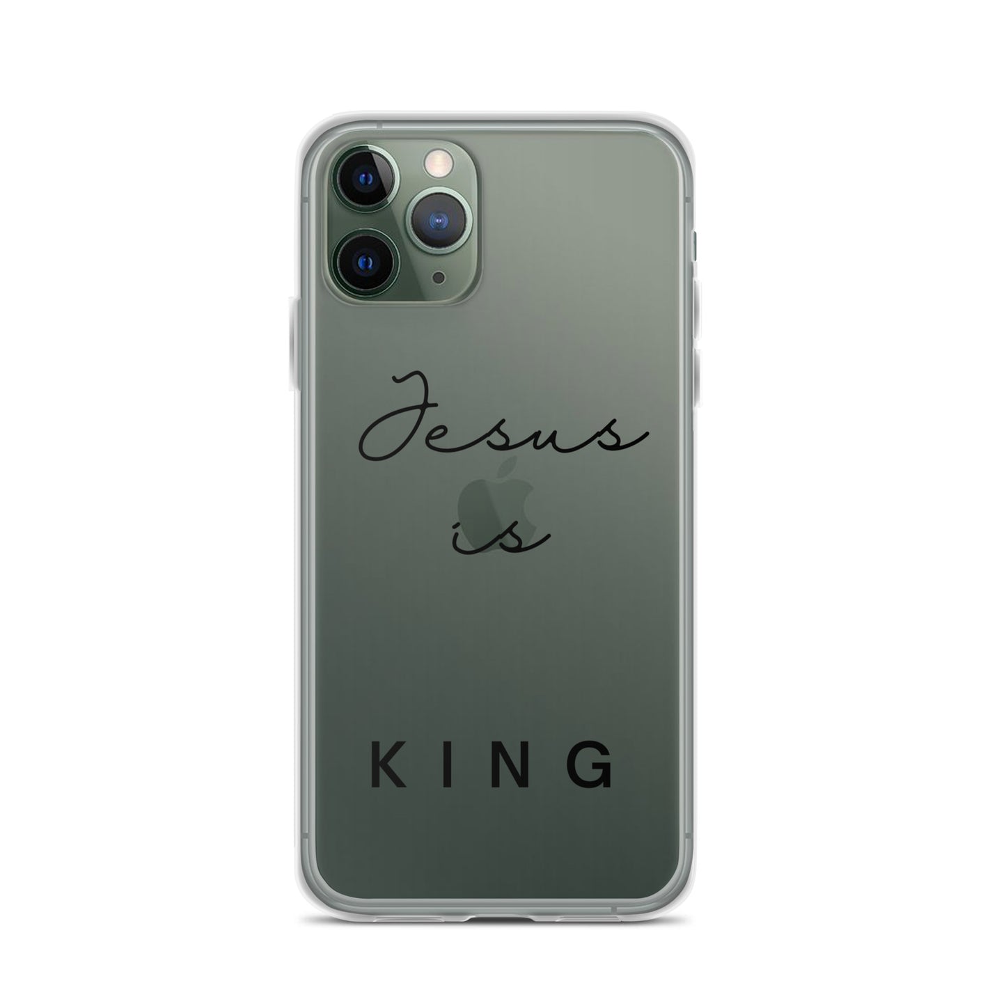 JESUS IS KING iPhone Case