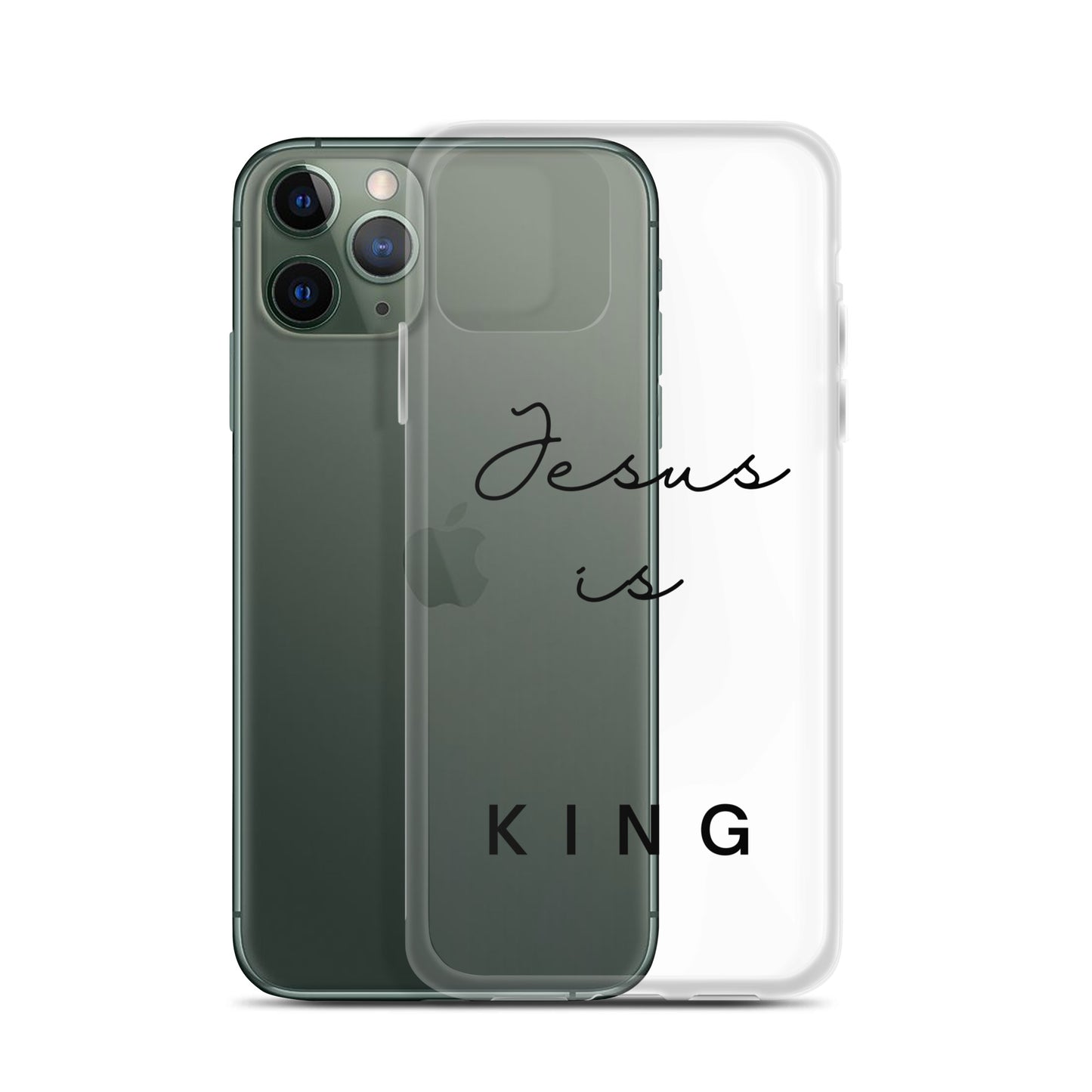 JESUS IS KING iPhone Case