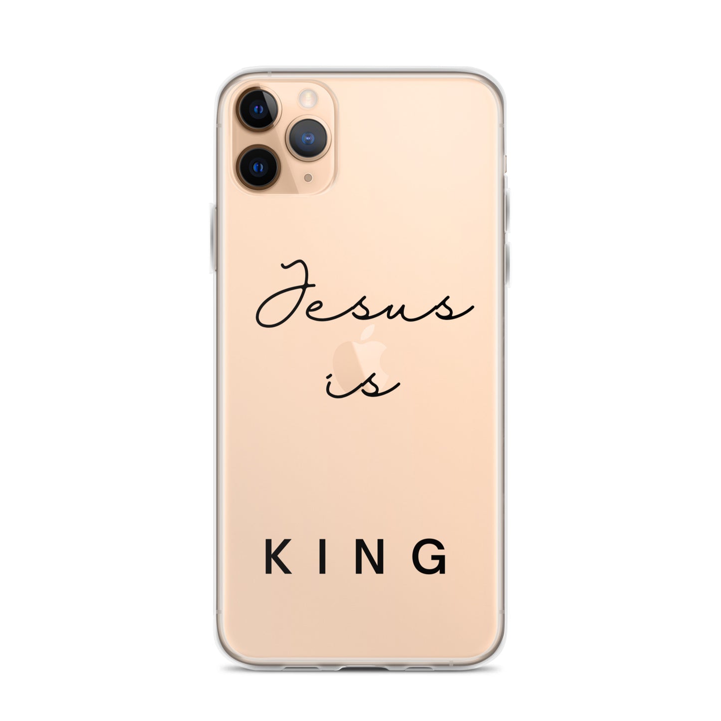 JESUS IS KING iPhone Case