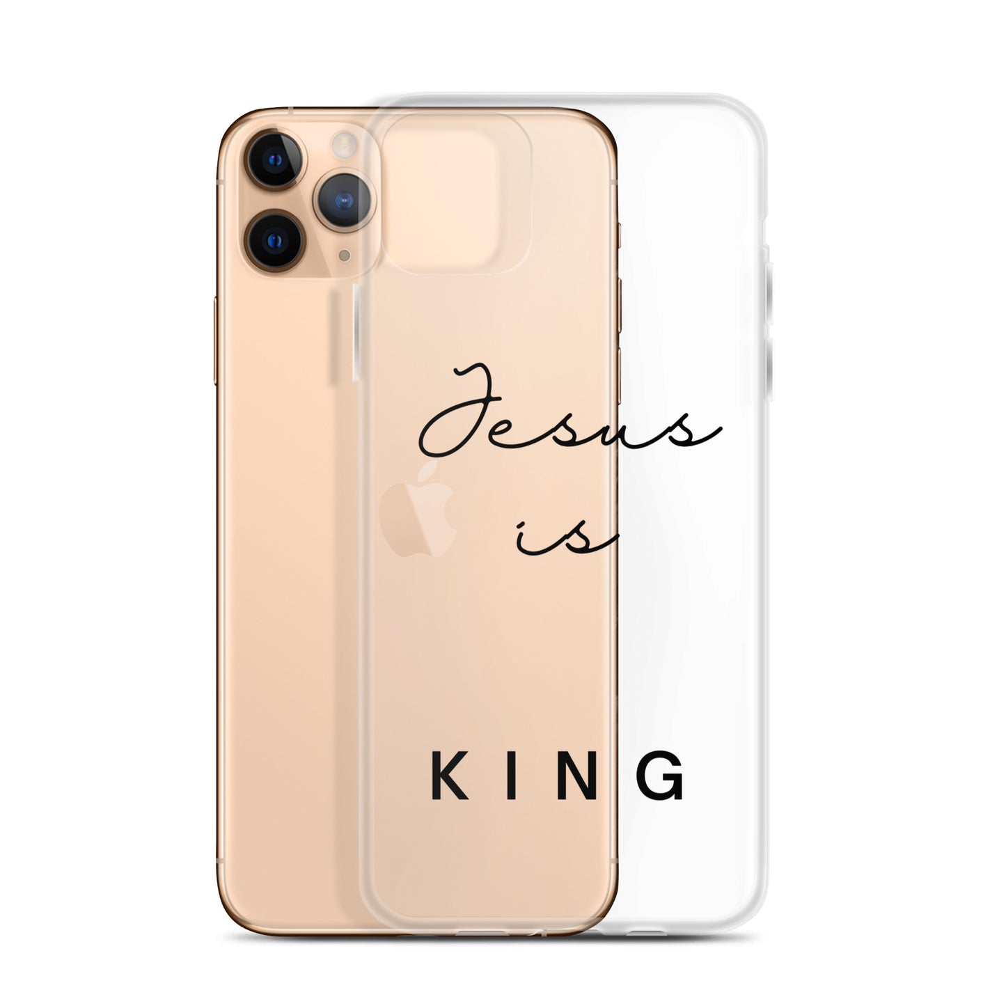 JESUS IS KING iPhone Case