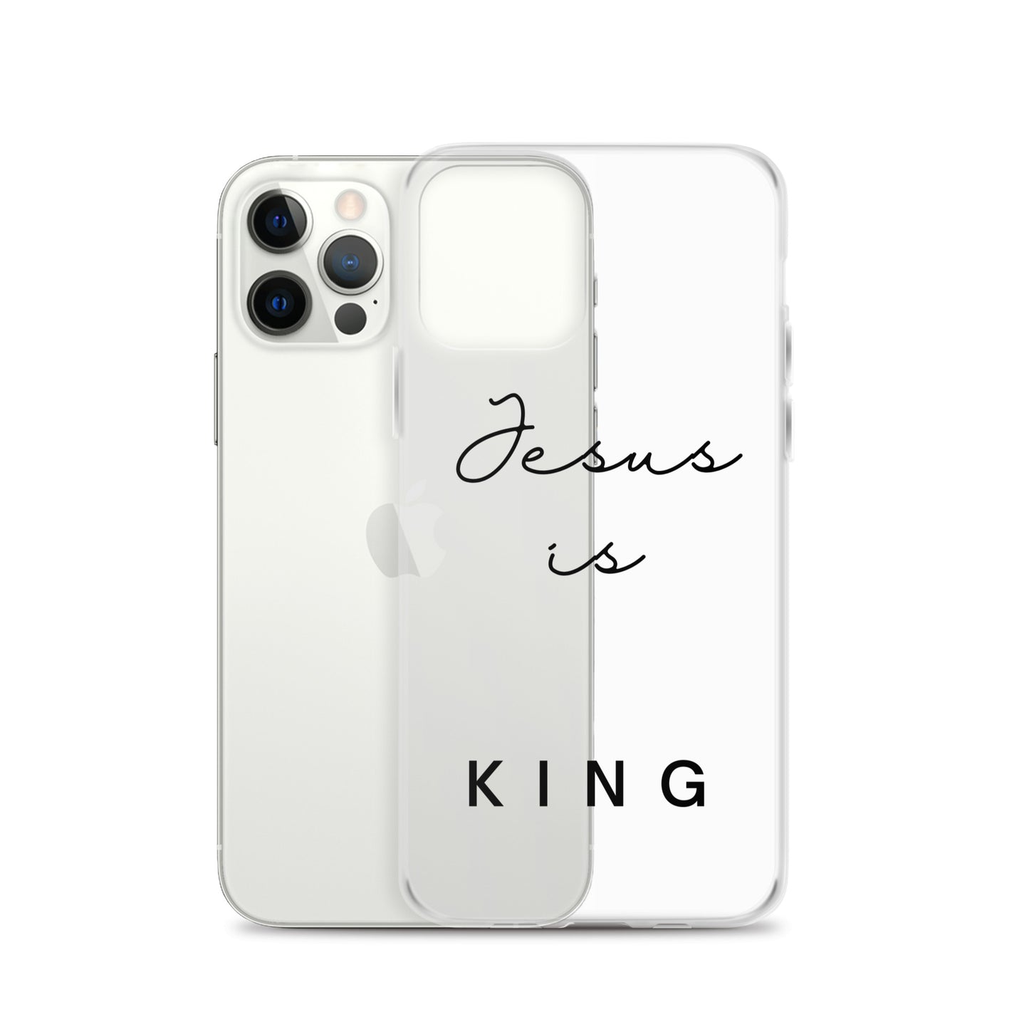 JESUS IS KING iPhone Case