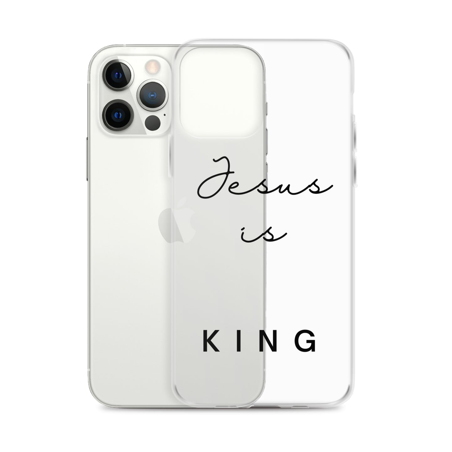 JESUS IS KING iPhone Case