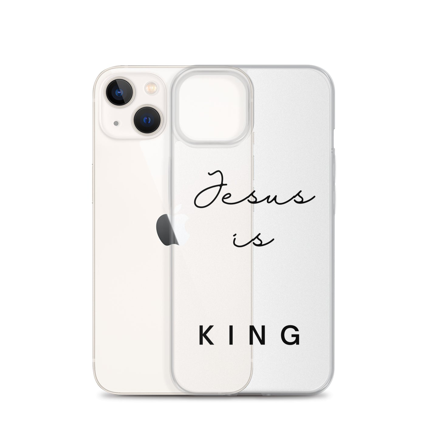 JESUS IS KING iPhone Case