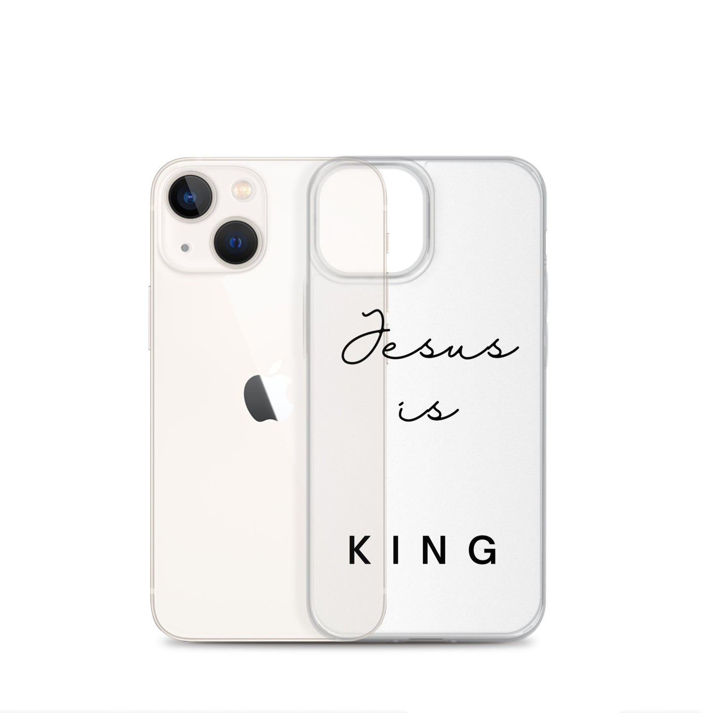 JESUS IS KING iPhone Case