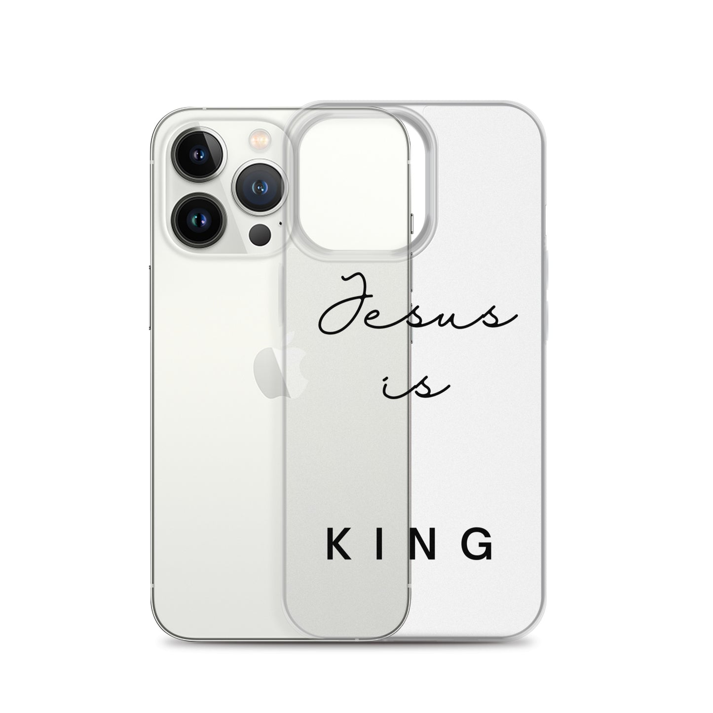 JESUS IS KING iPhone Case