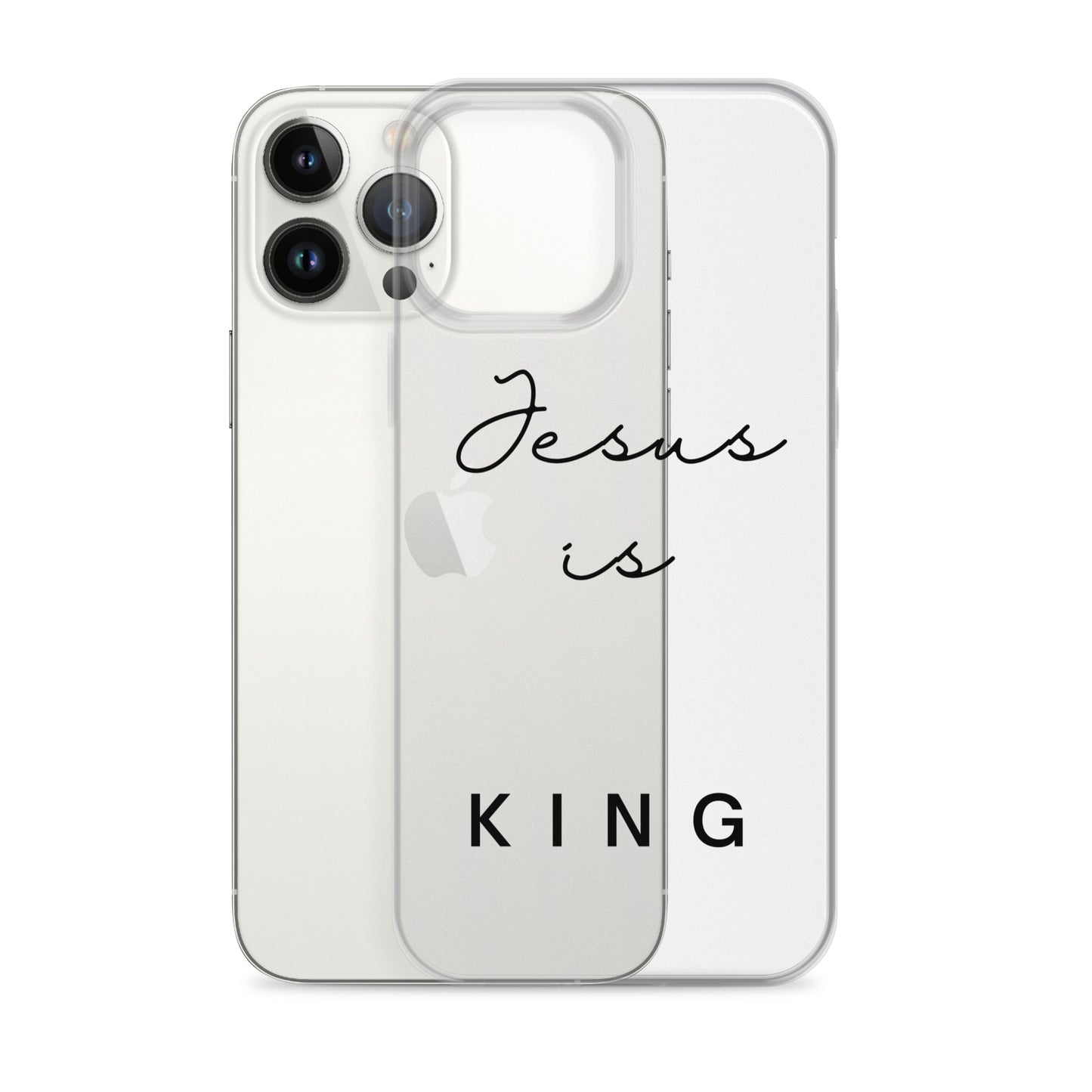 JESUS IS KING iPhone Case