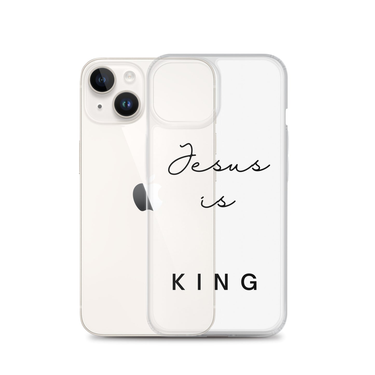 JESUS IS KING iPhone Case