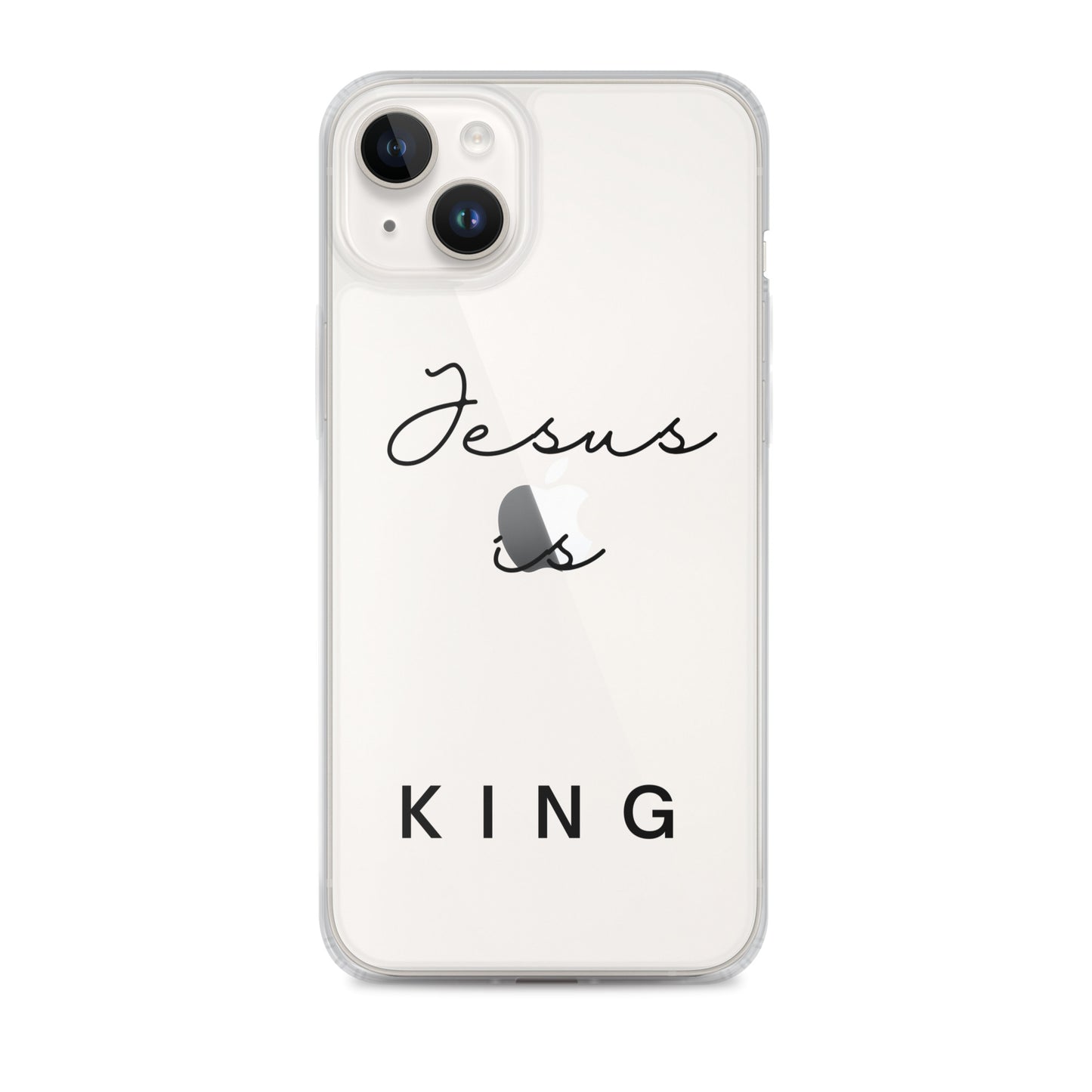 JESUS IS KING iPhone Case