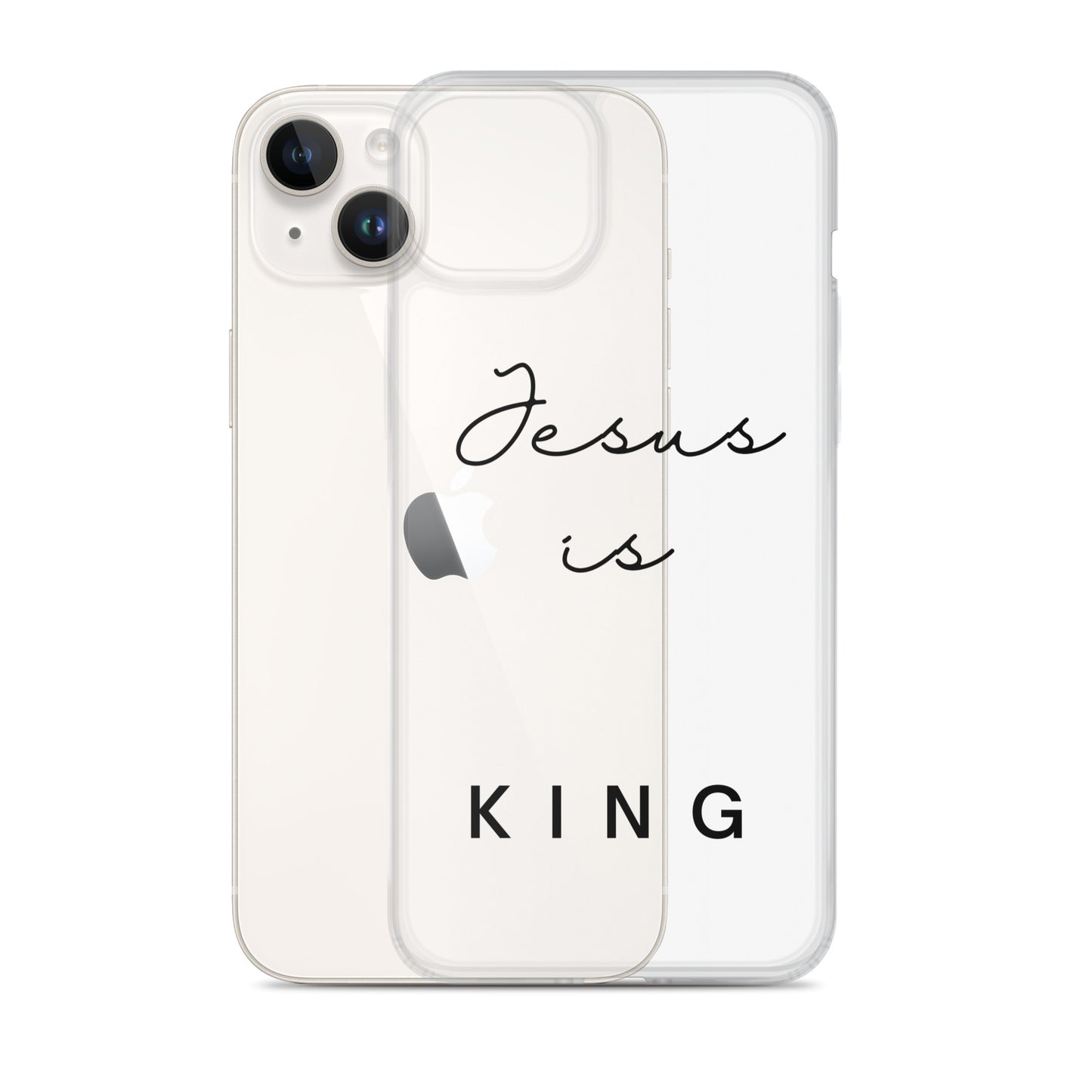 JESUS IS KING iPhone Case