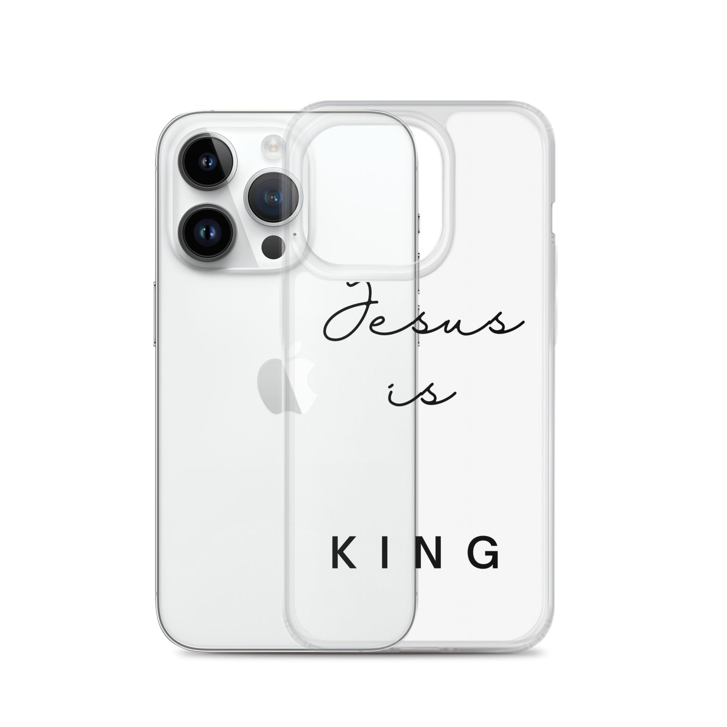 JESUS IS KING iPhone Case