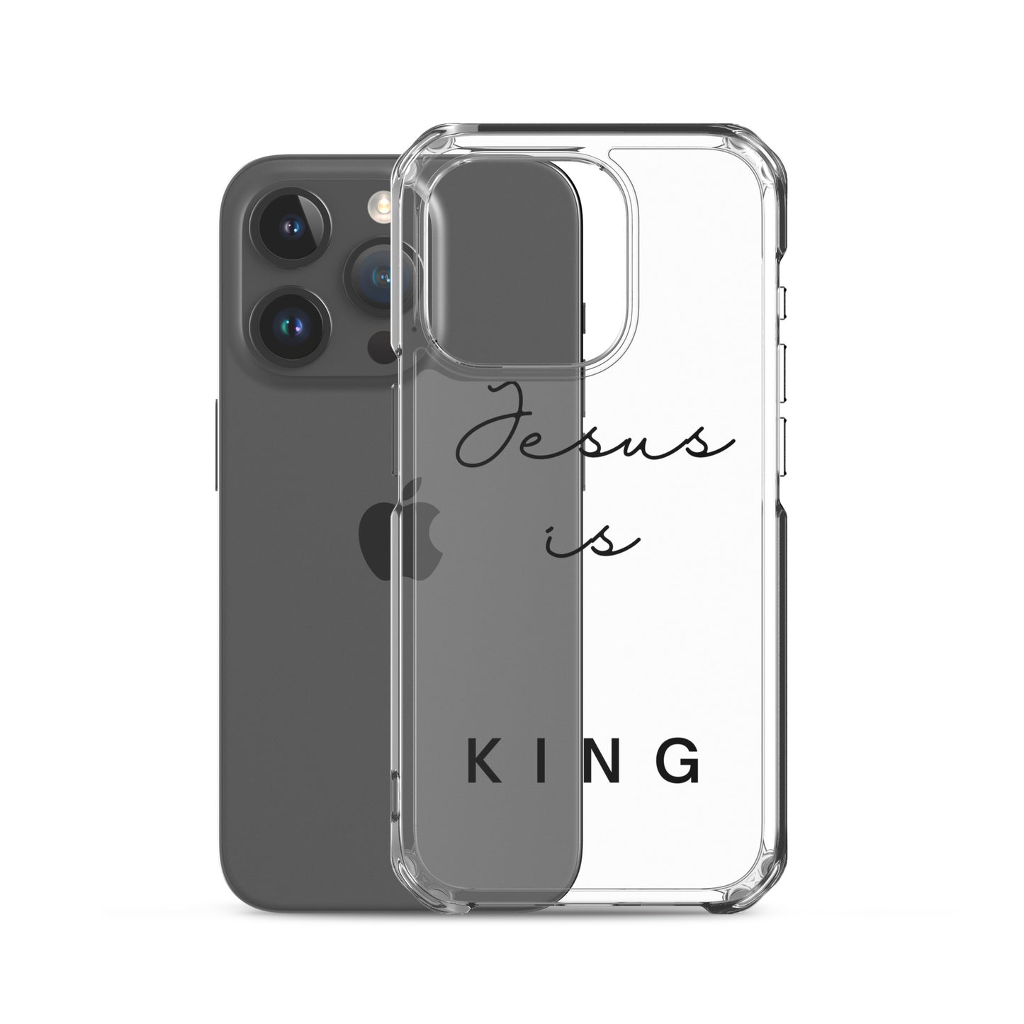 JESUS IS KING iPhone Case