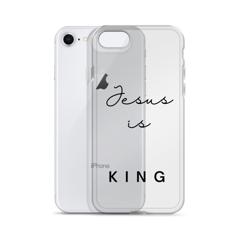 JESUS IS KING iPhone Case