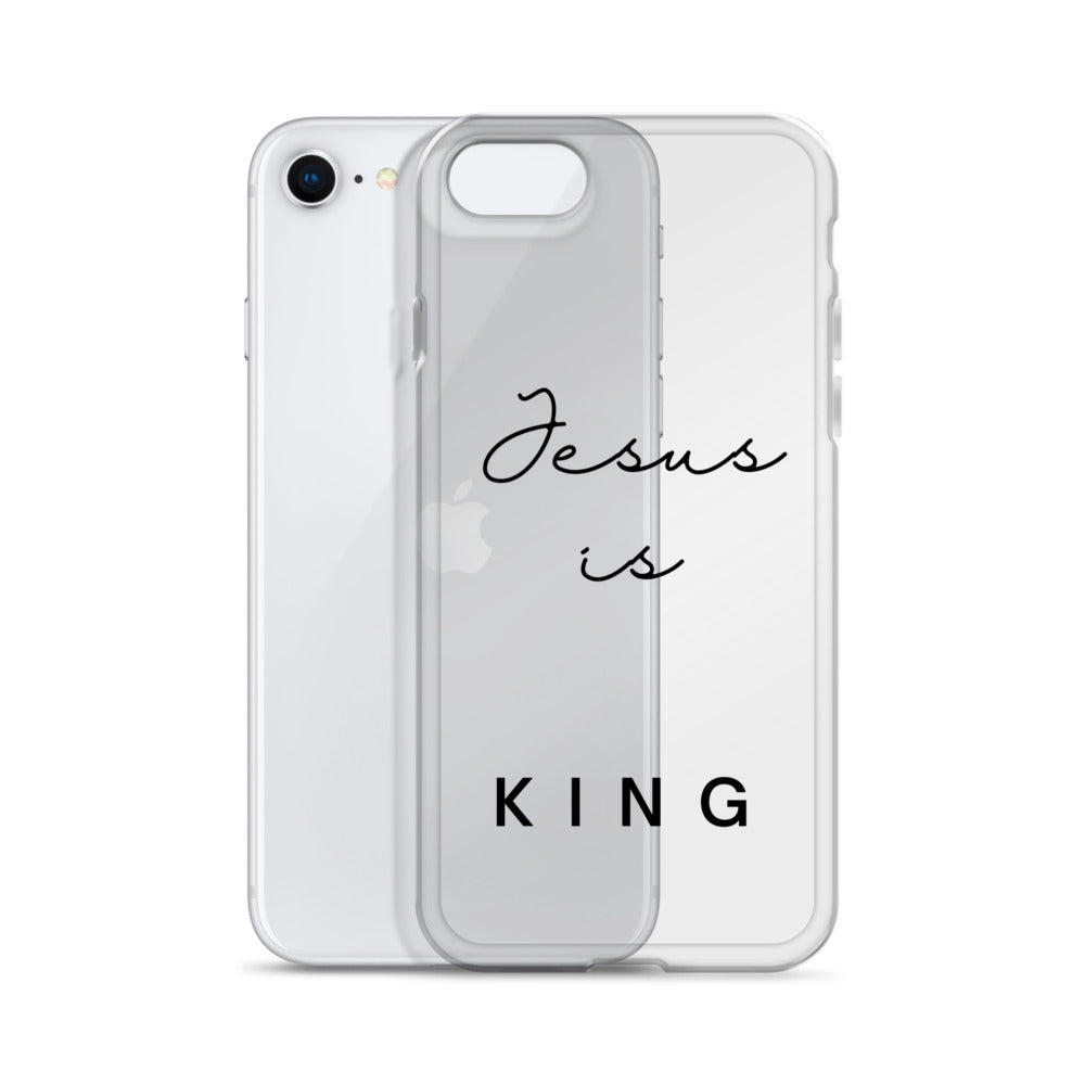 JESUS IS KING iPhone Case