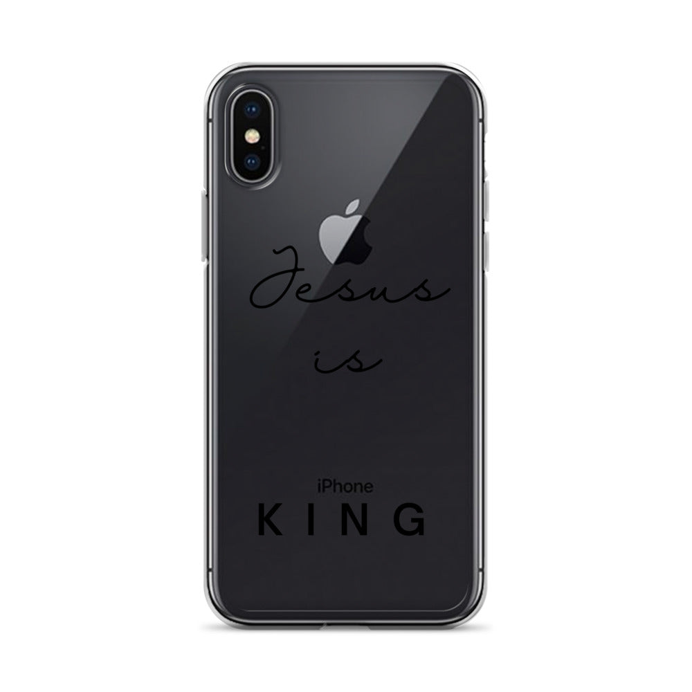 JESUS IS KING iPhone Case