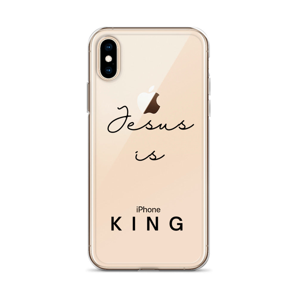 JESUS IS KING iPhone Case