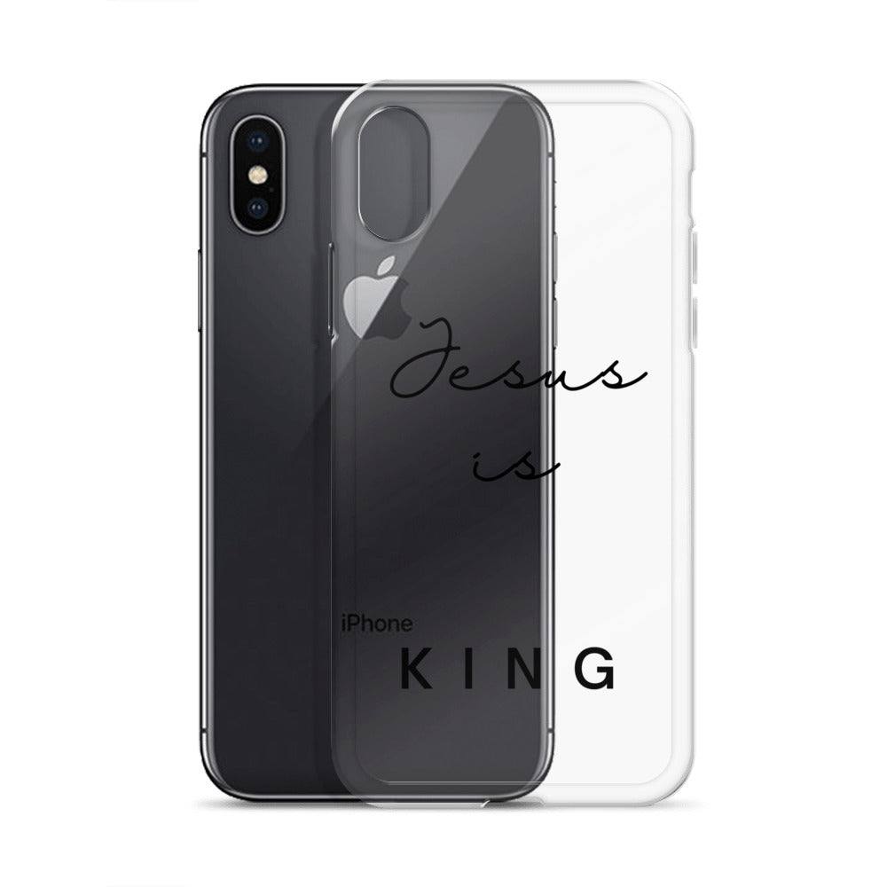 JESUS IS KING iPhone Case