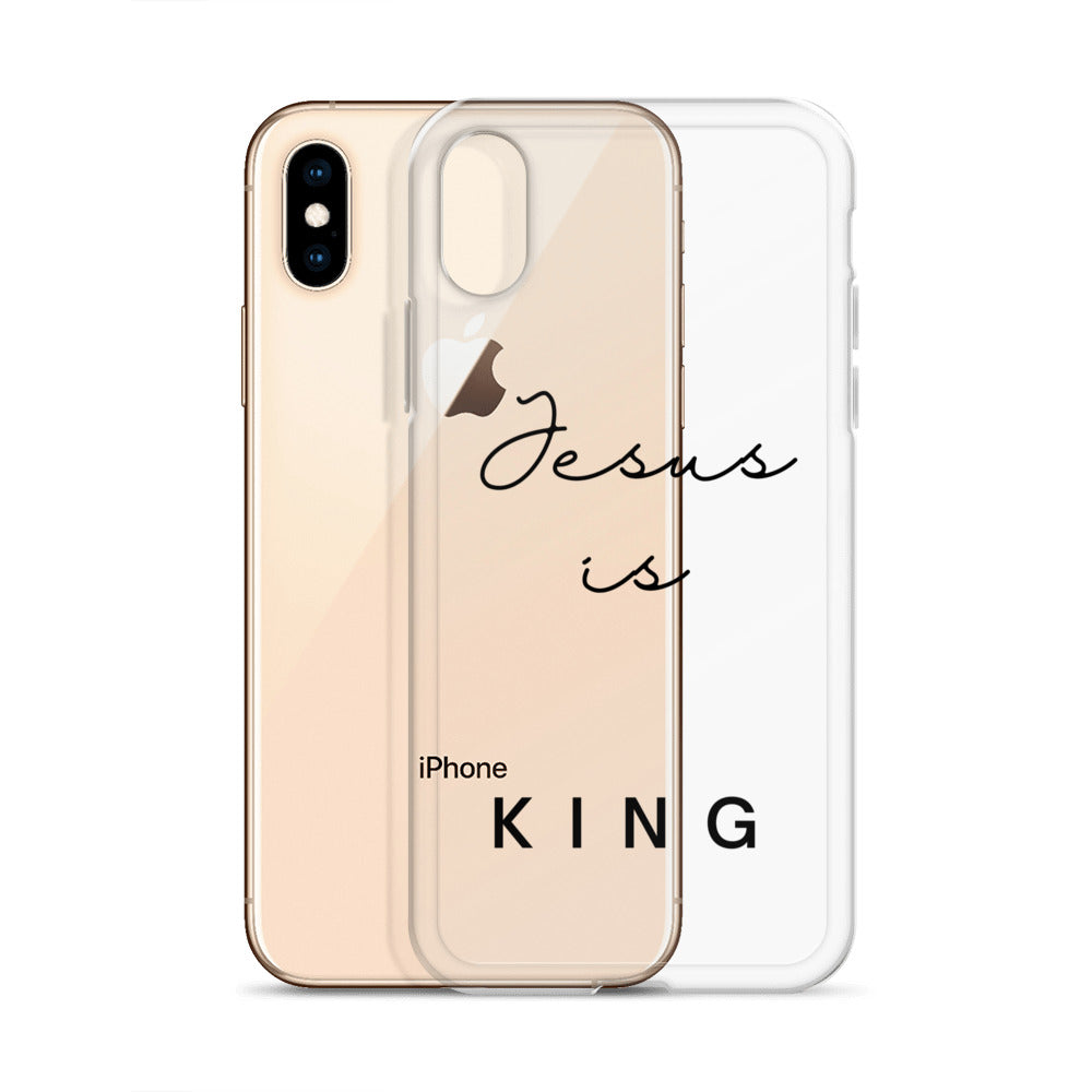 JESUS IS KING iPhone Case