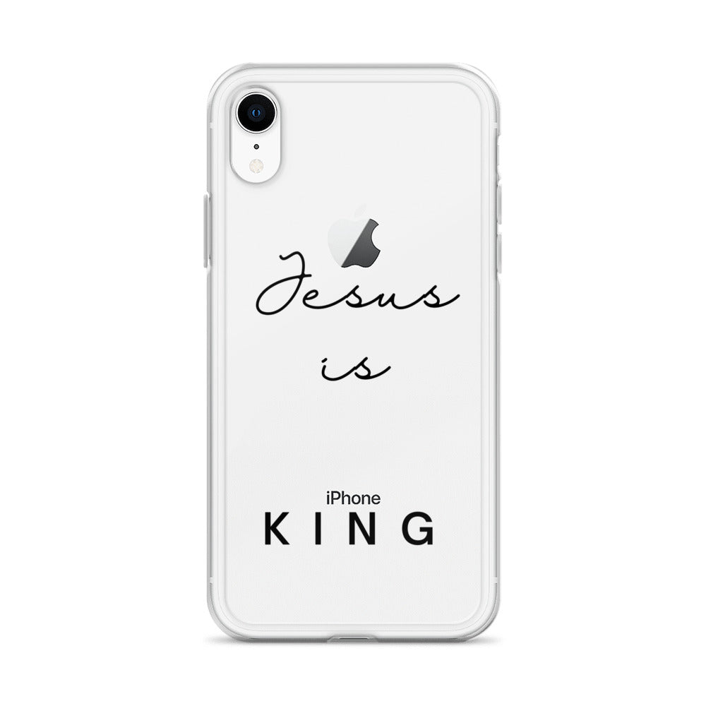 JESUS IS KING iPhone Case