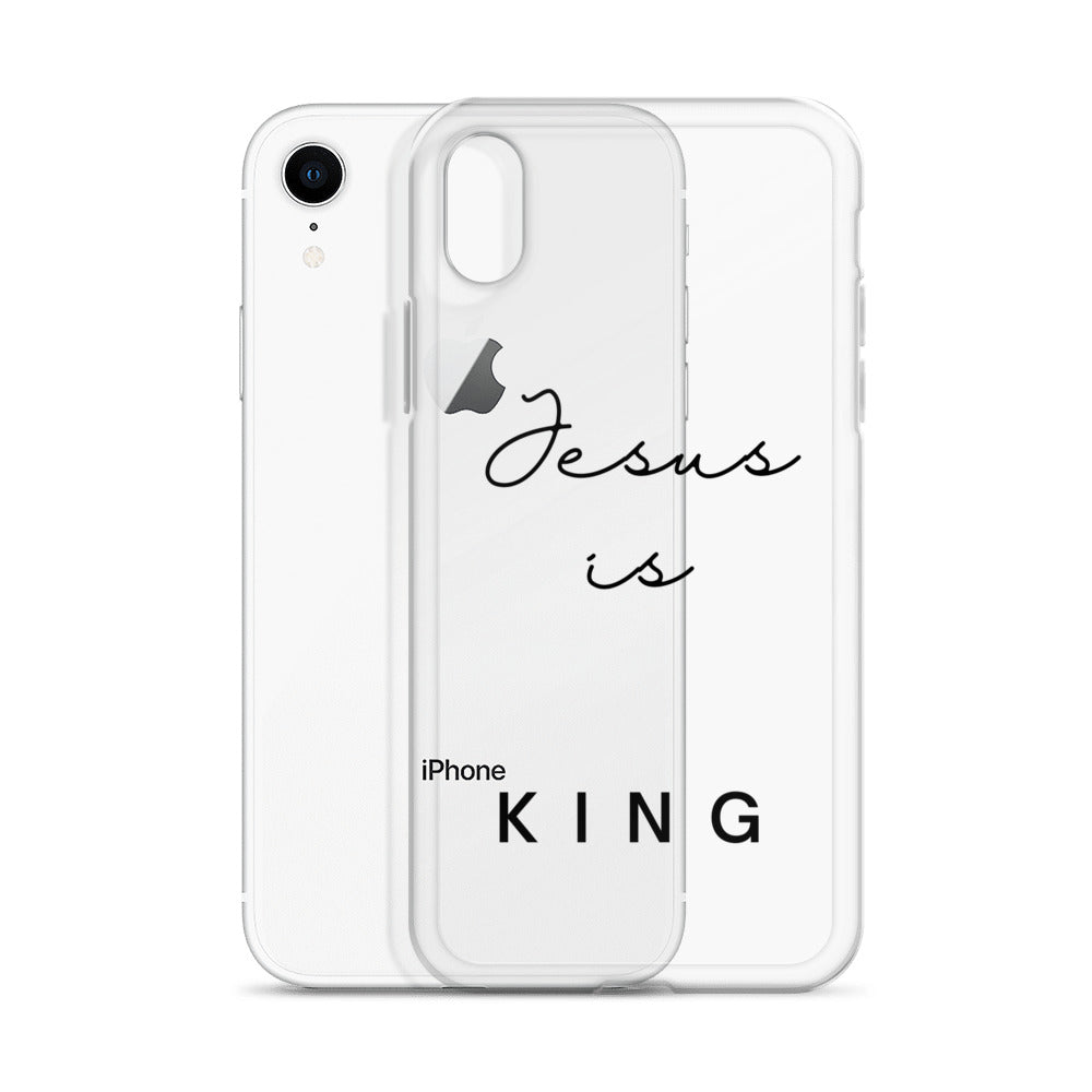 JESUS IS KING iPhone Case