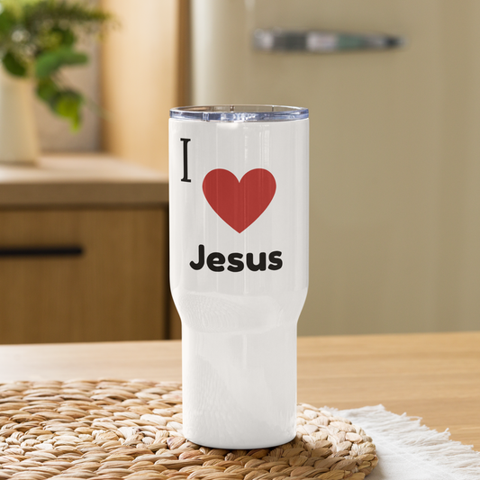 I LOVE JESUS mug with a handle