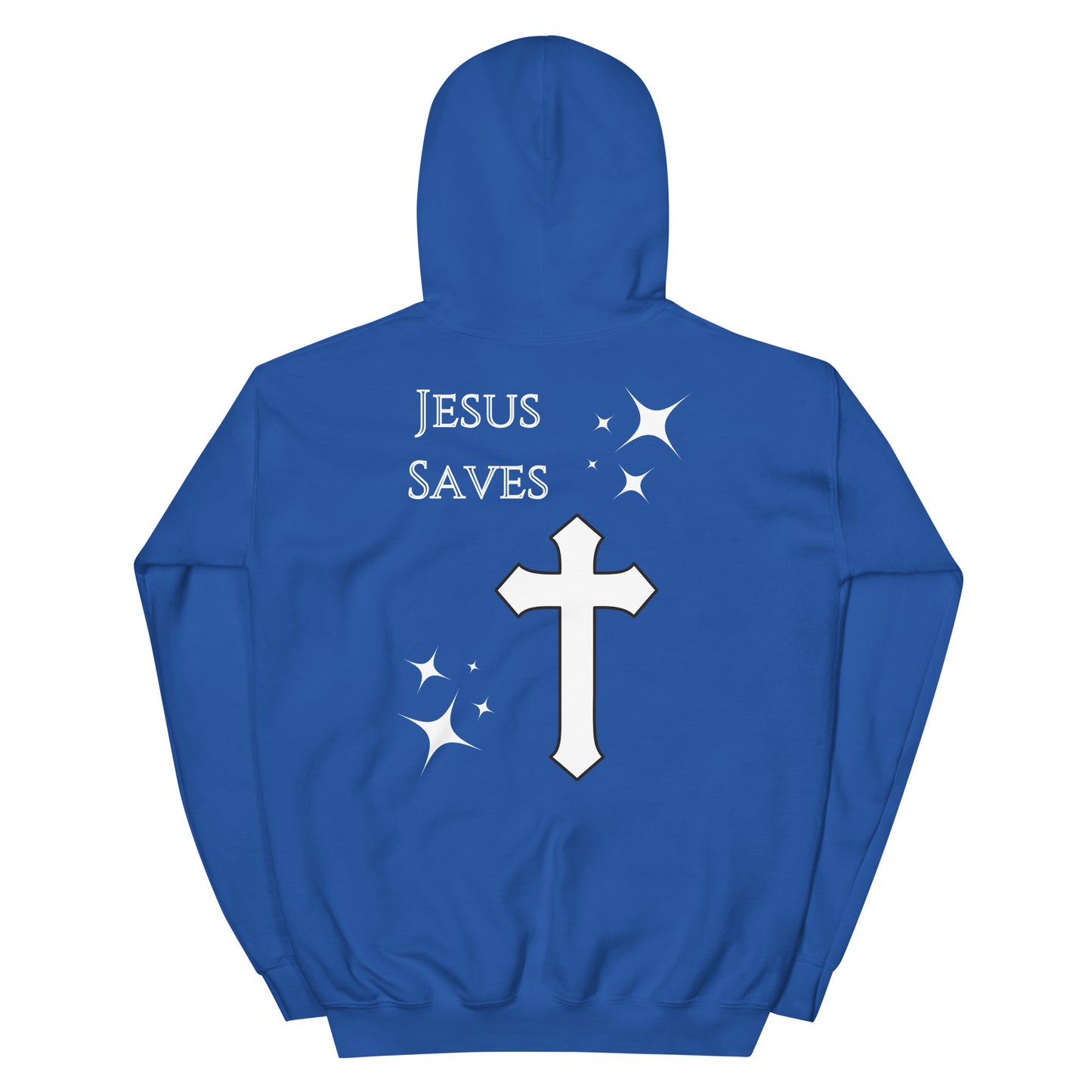 Jesus Saves blue Unisex Hoodie