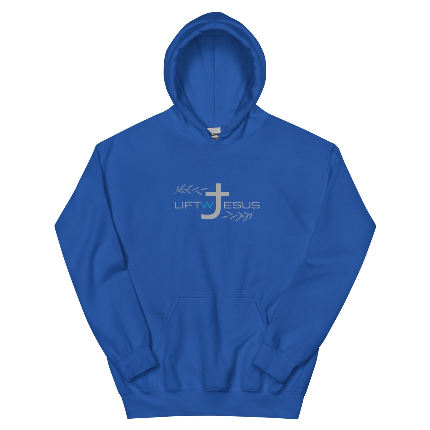 JESUS LOVES YOU blue Unisex Hoodie